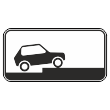 Дорожный знак 8.6.7 «Способ постановки транспортного средства на стоянку» (металл 0,8 мм, III типоразмер: 450х900 мм, С/О пленка: тип Б высокоинтенсив.)